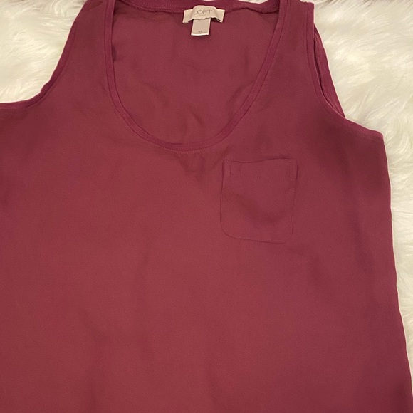 XS Loft silk tank top - Picture 3 of 12